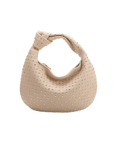 Melie Bianco Brigitte Studded Large Shoulder Bag