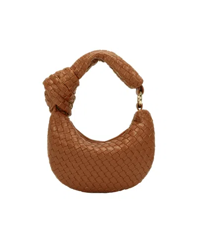 Melie Bianco Brigitte Woven Charms In Brown