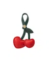 Melie Bianco Cherry Bag Charms In Green