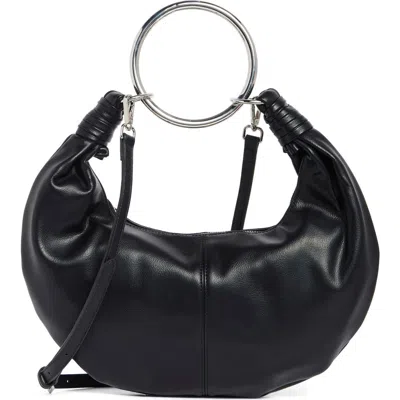 Melie Bianco Corie Crescent Crossbody Bag In Black