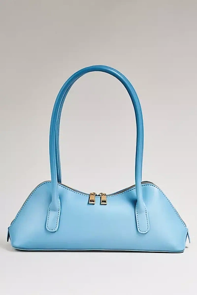 Melie Bianco Dakota East West Shoulder Bag In Blue