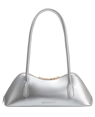 Melie Bianco Dakota Medium Shoulder Handbag In Silver