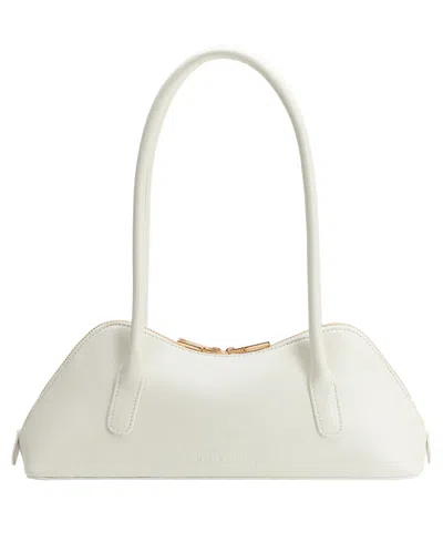 Melie Bianco Dakota Medium Shoulder Handbag In White