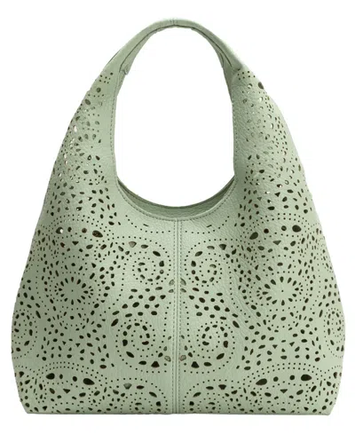 Melie Bianco Farrow Large Hobo Handbag In Mint