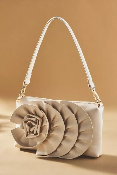 Melie Bianco Florence Shoulder Bag In White