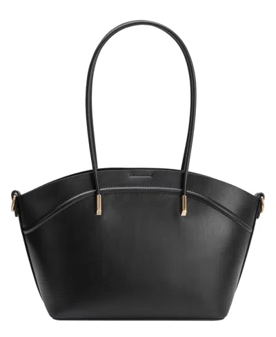 Melie Bianco Hazel Large Top Handle Tote Handbag In Black