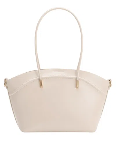 Melie Bianco Hazel Large Top Handle Tote Handbag In Ivory