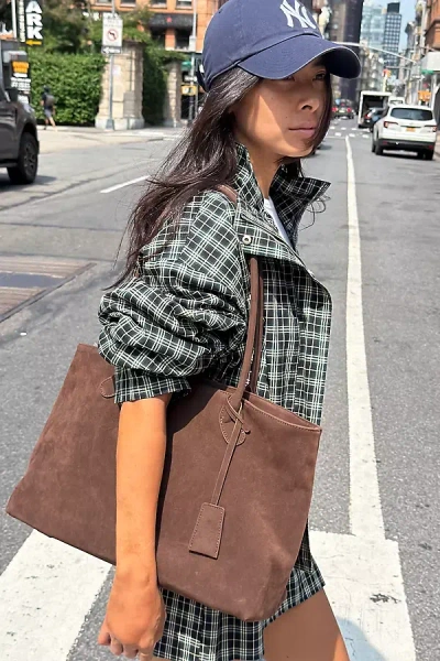 Melie Bianco Irene Tote Bag In Brown