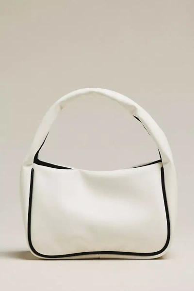 Melie Bianco Jordan Slouchy Mini Top Handle Bag In White