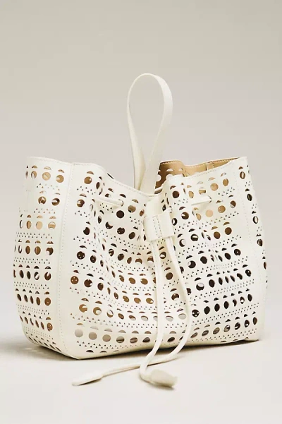 Melie Bianco Kris Bucket Bag In White
