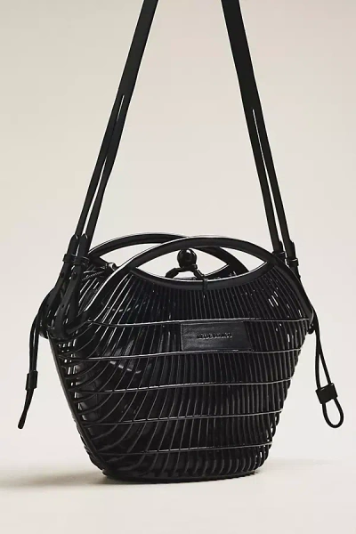 Melie Bianco Large Jelly Tote Bag In Black