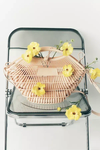 Melie Bianco Large Jelly Tote Bag In Orange