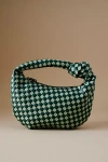 Melie Bianco Larissa Woven Faux-leather Shoulder Bag In Green