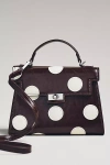 Melie Bianco Maisel Faux-leather Top-handle Bag In Brown