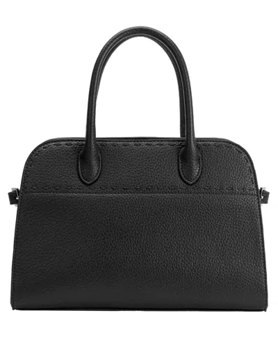Melie Bianco Marlo Small Top Handle Satchel Handbag In Black