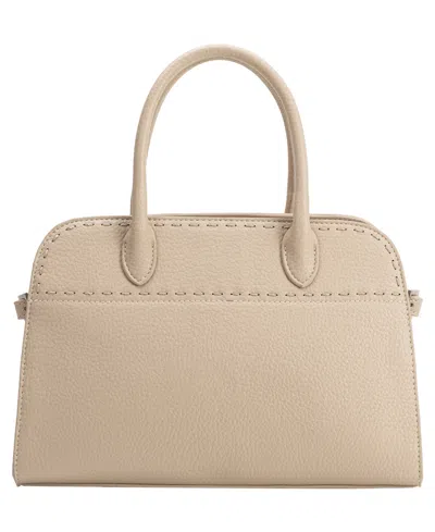 Melie Bianco Marlo Small Top Handle Satchel Handbag In Bone