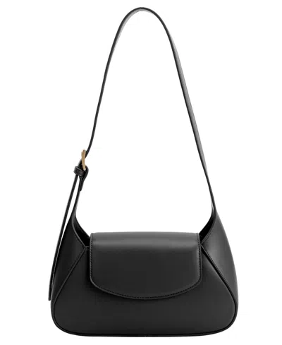 Melie Bianco Melody Small Shoulder Handbag In Black