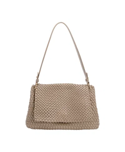 Melie Bianco Natalia Woven Large Shoulder Bag