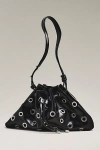 Melie Bianco Paloma Studded Satchel In Black