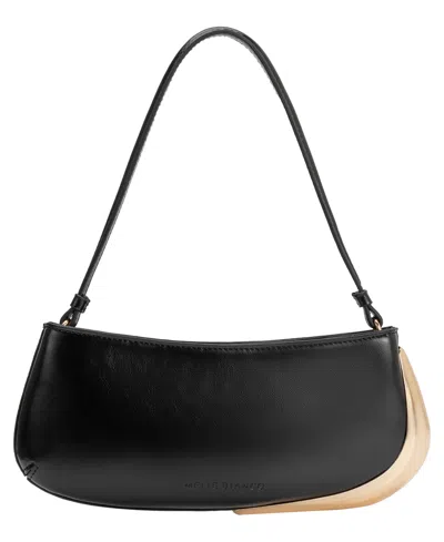 Melie Bianco Sade Small Shoulder Handbag In Black