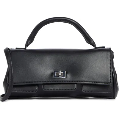 Melie Bianco Stevie Top Handle Handbag In Black
