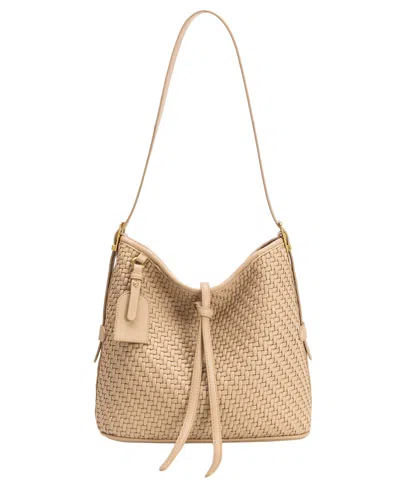 Melie Bianco Thalia Large Tote Handbag In Biscuit