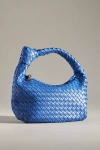 Melie Bianco The Brigitte Satchel By : Mini Edition In Blue