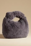 Melie Bianco The Brigitte Satchel By : Mini Faux-fur Edition In Grey