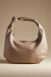 Melie Bianco The Brigitte Satchel By : Oversized Edition In Beige