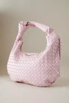 Melie Bianco The Brigitte Woven Faux-leather Satchel Bag By : Oversized Edition In Pink