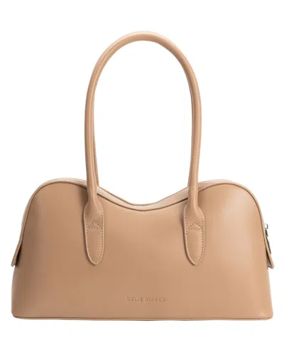 Melie Bianco Tilda Medium Shoulder Handbag In Nude