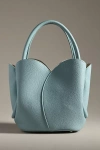 Melie Bianco Tulip Top-handle Crossbody Tote In Blue