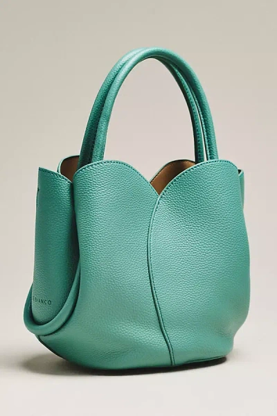 Melie Bianco Tulip Top-handle Crossbody Tote In Blue