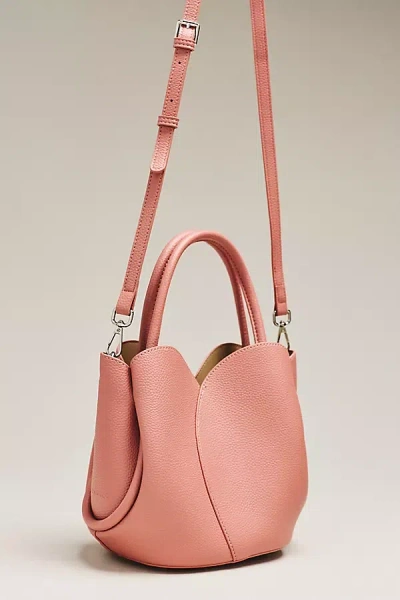 Melie Bianco Tulip Top-handle Crossbody Tote In Pink