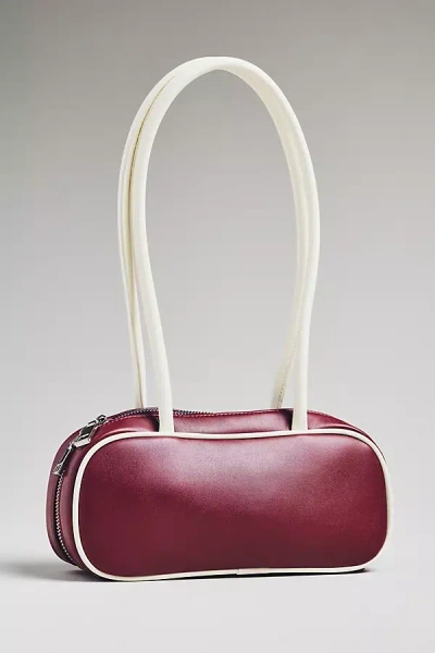 Melie Bianco Two-tone Shoulder Bag In Purple