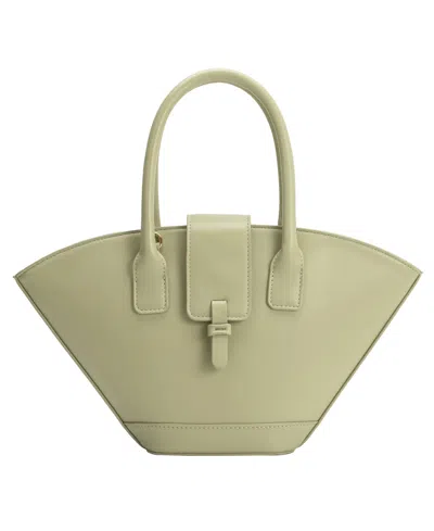 Melie Bianco Violet Large Crossbody Handbag In Mint