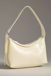 Melie Bianco Waxed Shoulder Bag In Sand