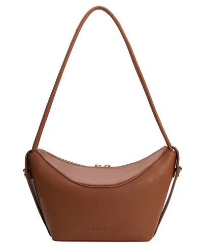 Melie Bianco Wesley Medium Shoulder Handbag In Saddie