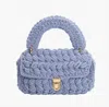 Melie Bianco Women's Avery Chenille Crossbody Bag In Sky In Blue