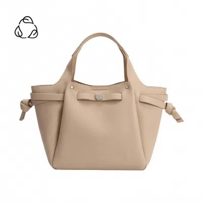 Melie Bianco Women's Avril Sky Recycled Vegan Leather Shoulder Bag In Beige In Brown