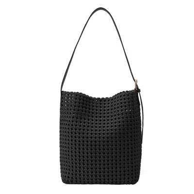 Melie Bianco Women's Celine Hand-woven Tote Bag In Black