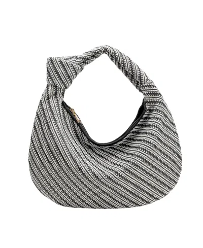 Melie Bianco Women's Cher Zipper Shoulder Handbag In Black