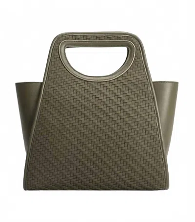 Melie Bianco Women's Dena Recycled Vegan Leather Handbag In Olive Green