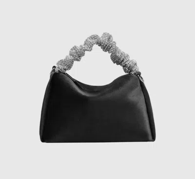 Melie Bianco Women's Estela Velvet Top Handle Bag In Black