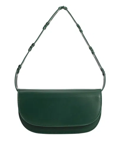 Melie Bianco Women's Inez Magnetic Snap Shoulder Handbag In Green