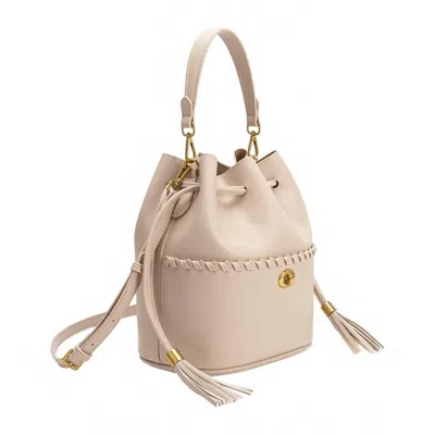 Melie Bianco Women's Janae Recycled Vegan Leather Top Bag In Bone In Neutral