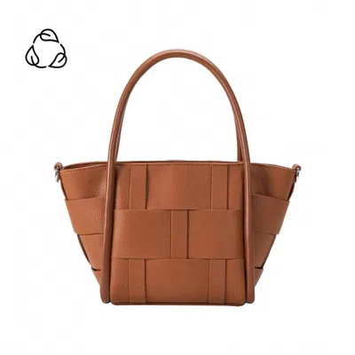 Melie Bianco Women's Lanie Recycled Vegan Crossbody Bag In Saddle In Brown