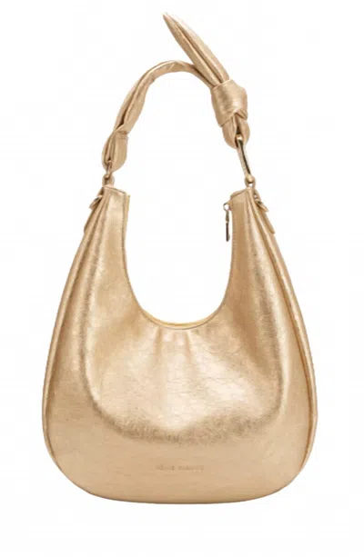 Melie Bianco Women's Lilie Crinkle Shoulder Bag In Gold