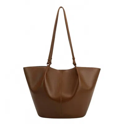 Melie Bianco Women's Lydia Saddle Shoulder Bag In Brown