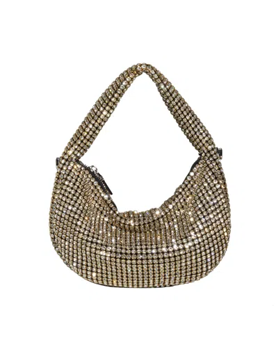 Melie Bianco Women's Milly Zipper Handle Handbag In Gold